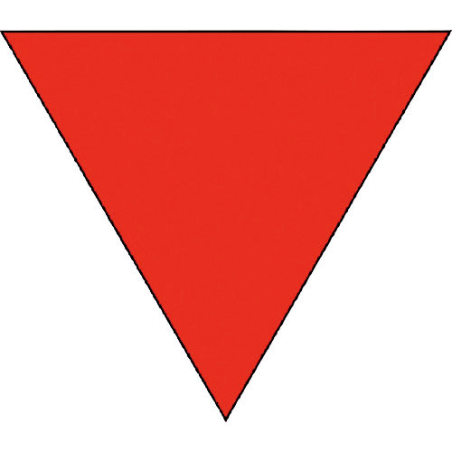 ユニット　消防隊進入口ステ　反射　三角（２枚）＿