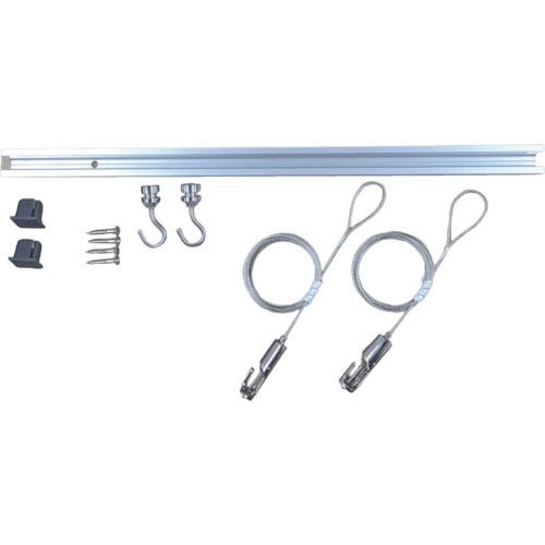 福井金属工芸　Ｃ－１１型ピクチャーレールセット　１．０ｍ　シルバー　天井用　３３５３－１＿