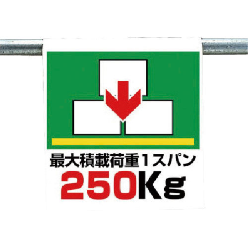 ユニット　ワンタッチ取付標識　最大積載荷重＿