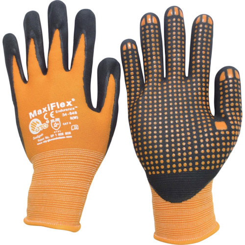 エーティージー　ニトリル背抜き手袋　マキシフレックス・エンデュランス　３４－８４８　Ｍサイズ＿