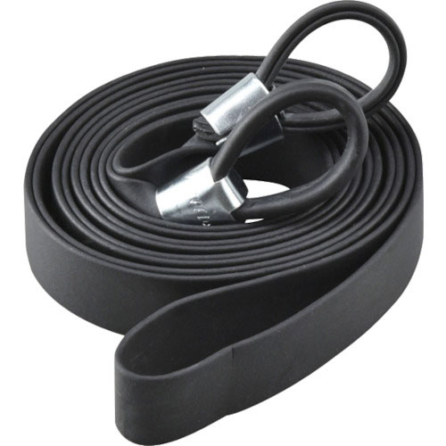 緑十字　多目的ゴムベルト（両端リングタイプ）　ゴムベルトＢ－２　２０ｍｍ幅×２ｍ＿