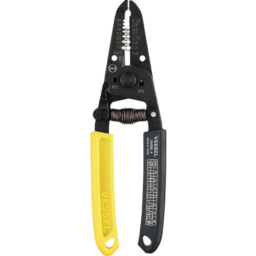ベッセル　ワイヤーストリッパーねじカッター付　Ｎｏ．３５００Ｅ－４（単線・より線用）＿