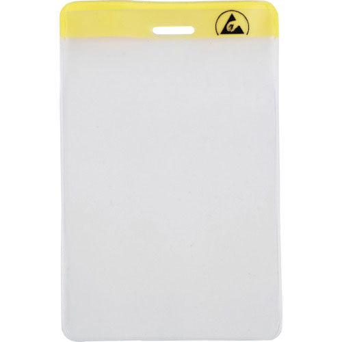 ＤＥＳＣＯ　静電対策ネームカードホルダー　縦型　６８Ｘ１１１ｍｍ＿