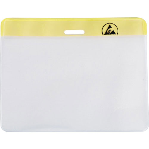 ＤＥＳＣＯ　静電対策ネームカードホルダー　横型　１００Ｘ７７ｍｍ＿