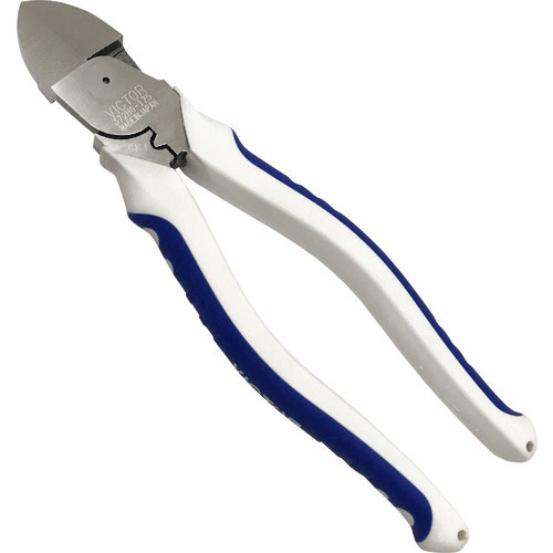 ビクター　ハイグレード　偏芯ＶＡ線ニッパ（薄刃）（エラストマーカバー付き）１７５ｍｍ＿