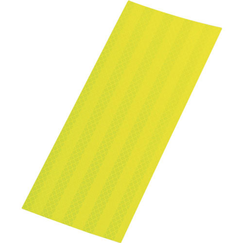 緑十字　３Ｍカプセルプリズム型高輝度反射シート　蛍光黄　ＳＬ９０－ＫＹ　９０×２５０ｍｍ＿