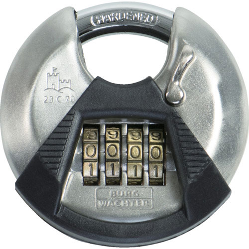 ブルク　ヴェヒター　ディスク型ダイヤル南京錠　サークル　２３Ｃ７０ＳＢ　＿