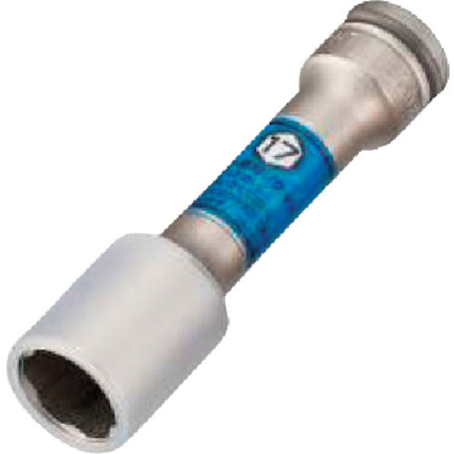 ＴＯＮＥ　インパクト用プロテクター付クイックフィット薄形ロングホイルナットソケット（自動車整備用）　＿