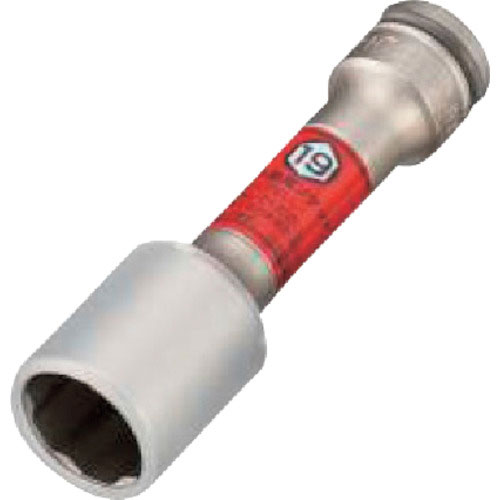 ＴＯＮＥ　インパクト用プロテクター付クイックフィット薄形ロングホイルナットソケット（自動車整備用）　＿