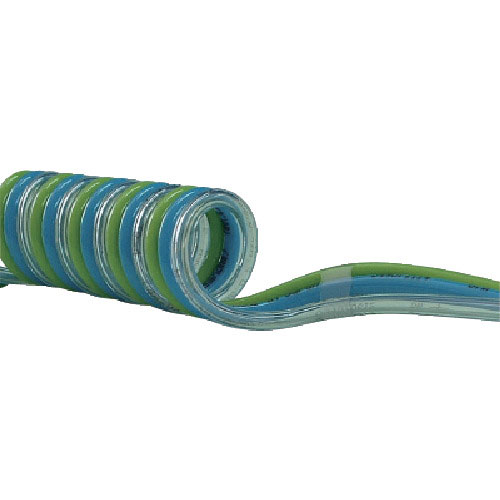 チヨダ　スパイラルチューブ　マルチスパイラル　外径１０ｍｍ／使用範囲１６７３ｍｍ　透明、青、ライトグ＿