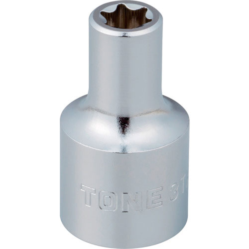 ＴＯＮＥ　Ｅ型トルクスソケット　呼びＮＯ．Ｅ１８　差込角９．５ｍｍ＿