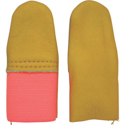 ウインセス　牛革指サック　男性　親指用　オレンジ＿