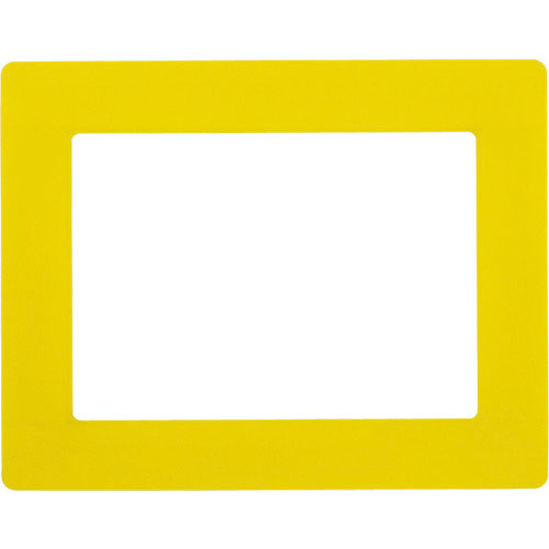 緑十字　路面用区画標識（Ａ４用紙対応タイプ）　黄　ＹＫＨ－Ａ４Ｙ　３１２×３９８ｍｍ　裏テープ付＿