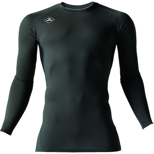 バ－トル　長袖エアーフィット４０７０－６８－ＸＬ　ミルスグレー＿