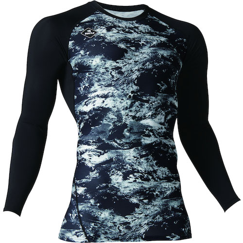 バ－トル　長袖エアーフィット４０７０－７３－ＸＸＬ　ブラックウッド＿