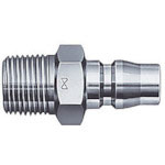 日東　ハイカプラ鋼鉄製（めねじ取付用プラグ）相手側Ｒｃ１／２　耐圧力２．０Ｍｐａ（００２８８）＿