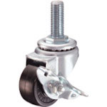 ハンマー　ねじ込み式　旋回式ゴム車輪　５０ｍｍ　ストッパー付＿