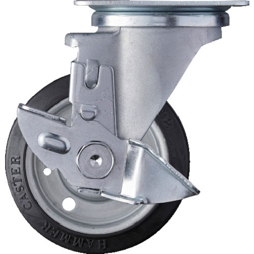 ハンマー　特殊鋼板製　自在　ＳＰ付　ゴムＢ車１００ｍｍ＿