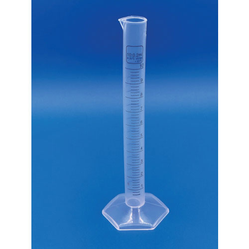 レオナ　１２５６－０１　メスシリンダー（プリント）１０ｍｌ＿