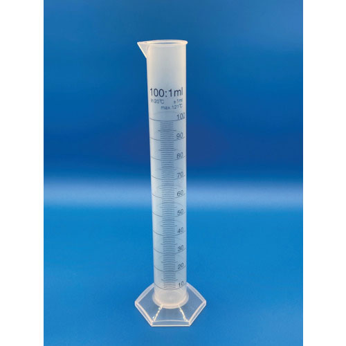 レオナ　１２５６－０４　メスシリンダー（プリント）１００ｍｌ＿