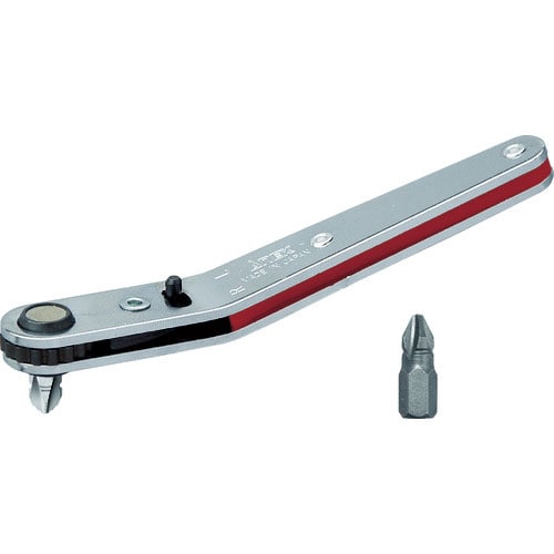 アネックス　ネジピタ超短ビット付　オフセットラチェットドライバー＿