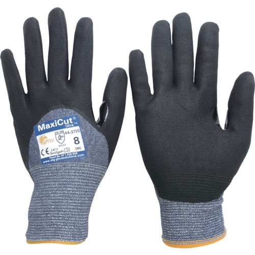 エーティージー　耐切創手袋　マキシカット・ウルトラ　４４－３７５５　Ｍサイズ＿