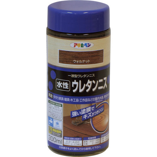 アサヒペン　水性ウレタンニス　３００ＭＬ　ウォルナット＿