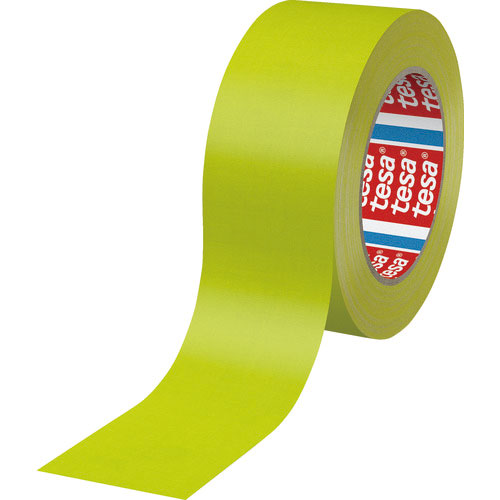 ｔｅｓａ　補修用布テープ　蛍光イエロー　２５ｍｍｘ２５ｍ＿