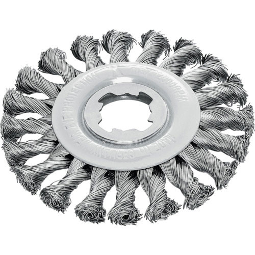 ＬＥＳＳＭＡＮＮ　ＸーＬＯＣＫ　ノットホイールブラシ　Φ１１５　高張度鋼線　線径０．５＿