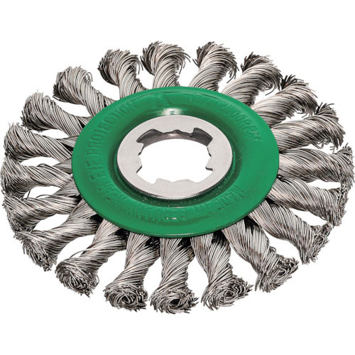 ＬＥＳＳＭＡＮＮ　ＸーＬＯＣＫ　ノットホイールブラシ　Φ１１５　ステンレス　線径０．５＿