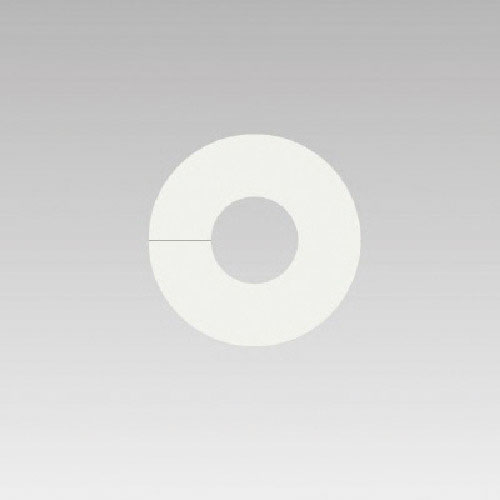 ユニット　シーリングプレート　２５Ａ（白）・１０枚組＿