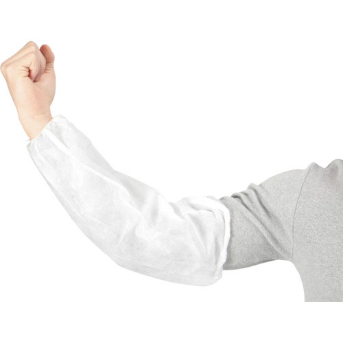 カジメイク　５００６　不織布腕カバー　４枚組　白　フリー＿