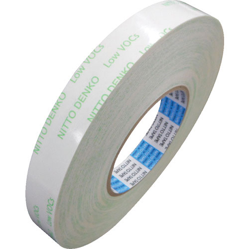 日東　低ＶＯＣ両面テープ（曲面接着性良好タイプ）　Ｎｏ．５１６　１０ｍｍ×２０ｍ　ホワイト＿