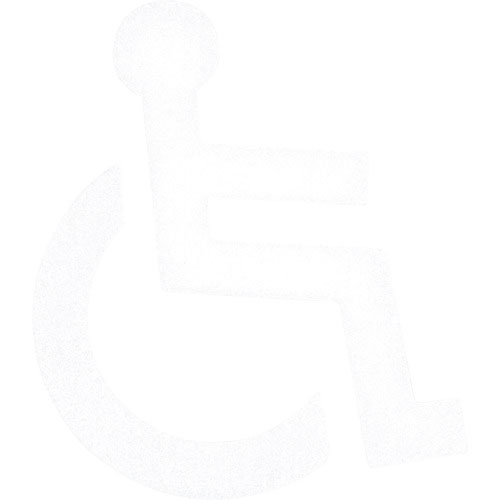 アトムペイント　フロアサイン　国際シンボルマーク　（幅４０ｃｍｘ高さ５０ｃｍ）＿