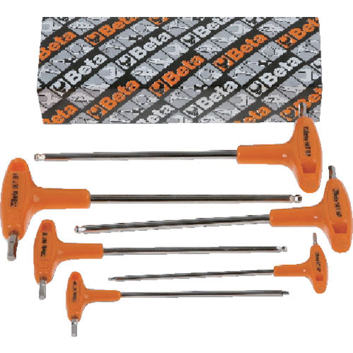 ベータ　ボールポイントＴ形ハンドルヘキサゴンレンチ　９６ＴＢＰ／Ｓ６　６本セット＿
