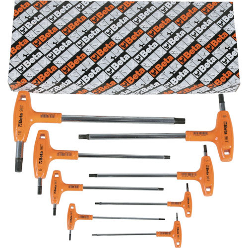 ベータ　Ｔ形ハンドルヘキサゴンレンチセット　９６Ｔ／Ｓ８＿