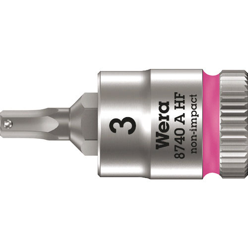 Ｗｅｒａ　８７４０Ａ　ＨＦソケット　Ｈｅｘ－Ｐｌｕｓ３．０ｘ２８ｍｍ＿