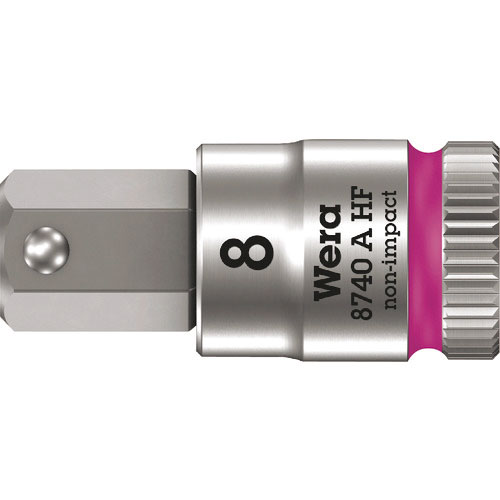 Ｗｅｒａ　８７４０Ａ　ＨＦソケット　Ｈｅｘ－Ｐｌｕｓ　８．０ｘ２８ｍｍ＿