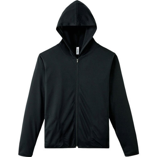 ｇｌｉｍｍｅｒ　ドライジップパーカーー００３３８－ＡＭＺ－ブラック－Ｌ＿