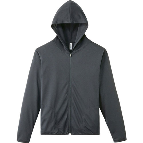 ｇｌｉｍｍｅｒ　ドライジップパーカーー００３３８－ＡＭＺ－ダークグレー－Ｌ＿