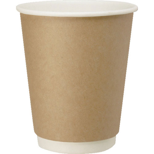 ＨＥＩＫＯ　二重断熱カップ　８オンス（２４０ｍｌ）　クラフト　２５個入り＿