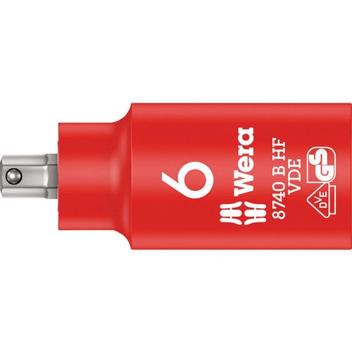 Ｗｅｒａ　８７４０　Ｂ　ＶＤＥ　絶縁ホールディングファンションビットソケット　ＳＷ　６．０＿