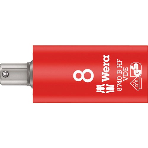 Ｗｅｒａ　８７４０　Ｂ　ＶＤＥ　絶縁ホールディングファンションビットソケット　ＳＷ　８．０＿