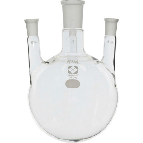 ＳＩＢＡＴＡ　共通四口フラスコ　２９－１５　１Ｌ＿