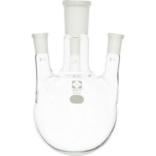 ＳＩＢＡＴＡ　共通四口フラスコ　２９－１５　５００ｍｌ＿