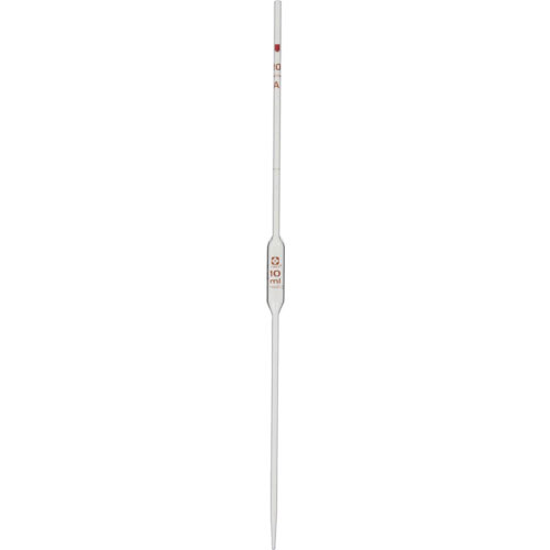 ＳＩＢＡＴＡ　ホールピペット　スーパーグレード　１０ｍＬ　赤＿