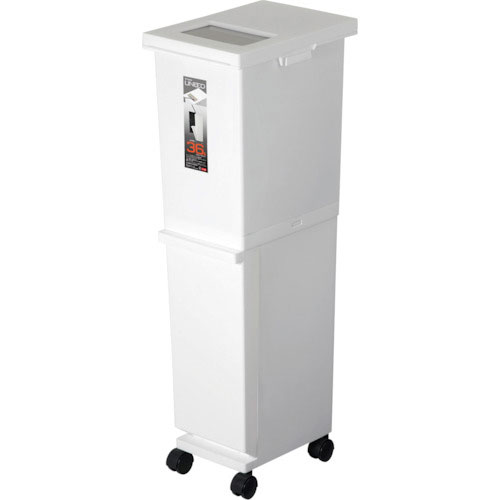 ＴＯＮＢＯ　ユニード分別スリム２段３６Ｓ　ホワイト＿