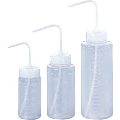 サンプラ　丸型洗浄瓶（広口タイプ）　５００ｍＬ＿