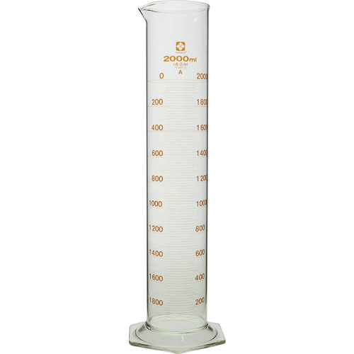 ＳＩＢＡＴＡ　メスシリンダー　スーパーグレード　２Ｌ＿