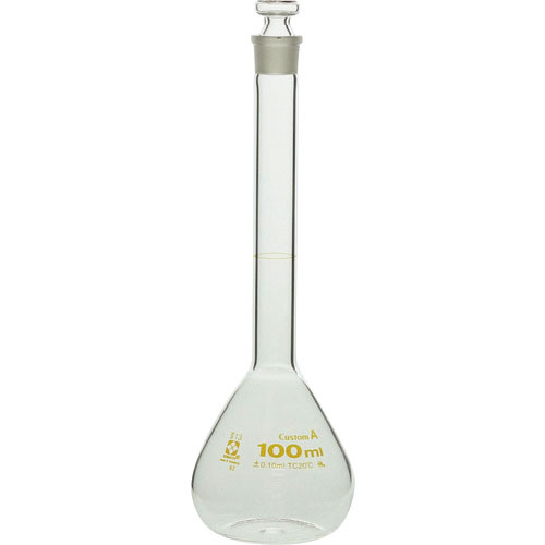 ＳＩＢＡＴＡ　メスフラスコ　カスタムＡ　１００ｍＬ＿